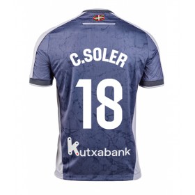 Pánské fotbalový oblečení Real Sociedad Carlos Soler #18 Venkovní košile 2025-26 Krátkým Rukávem